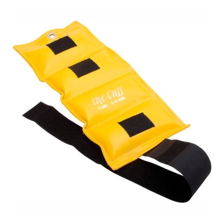 Fabrication Enterprises Cuff Deluxe Wrist and Ankle Weight, 7 lb., Lemon 223438